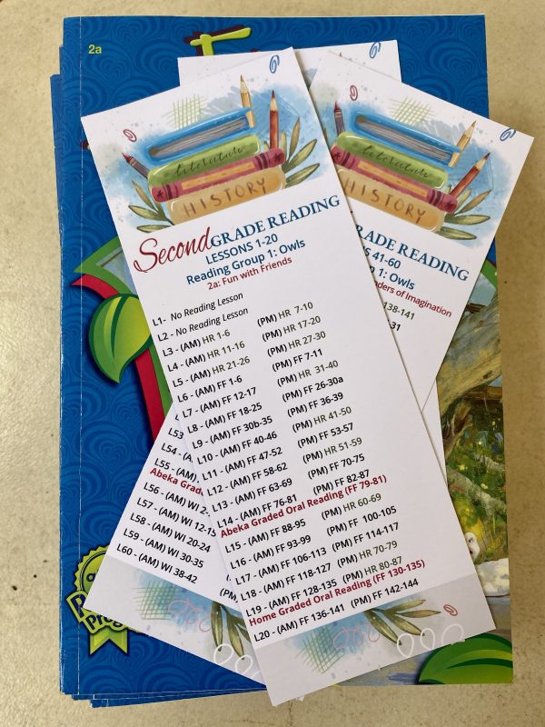 2nd Grade Reading Bookmarks - Group 1
