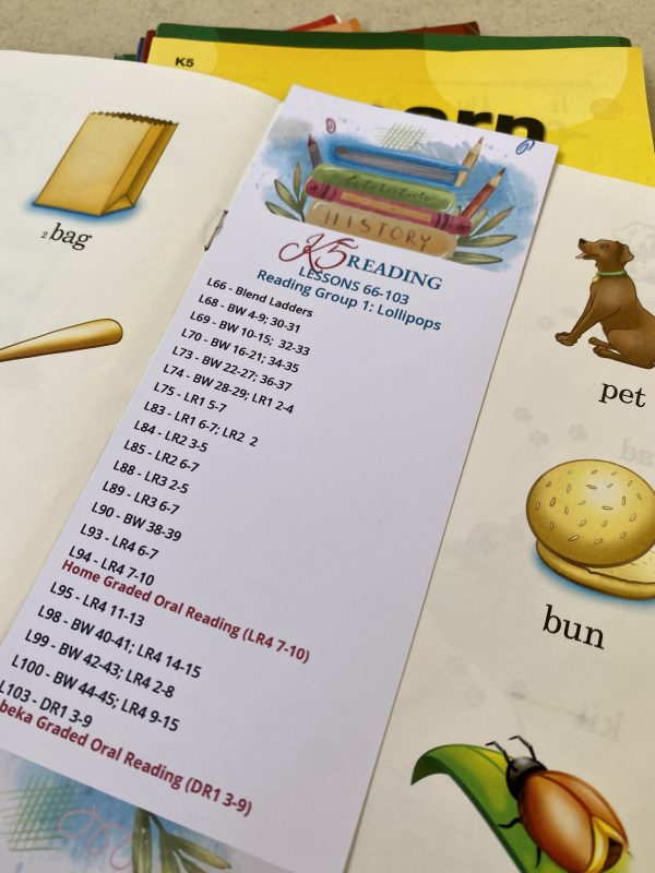 K5 Reading Bookmarks - Group 1 - Image 2