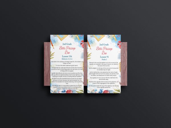 2nd Grade Bible Passage Reminder Cards - Image 2