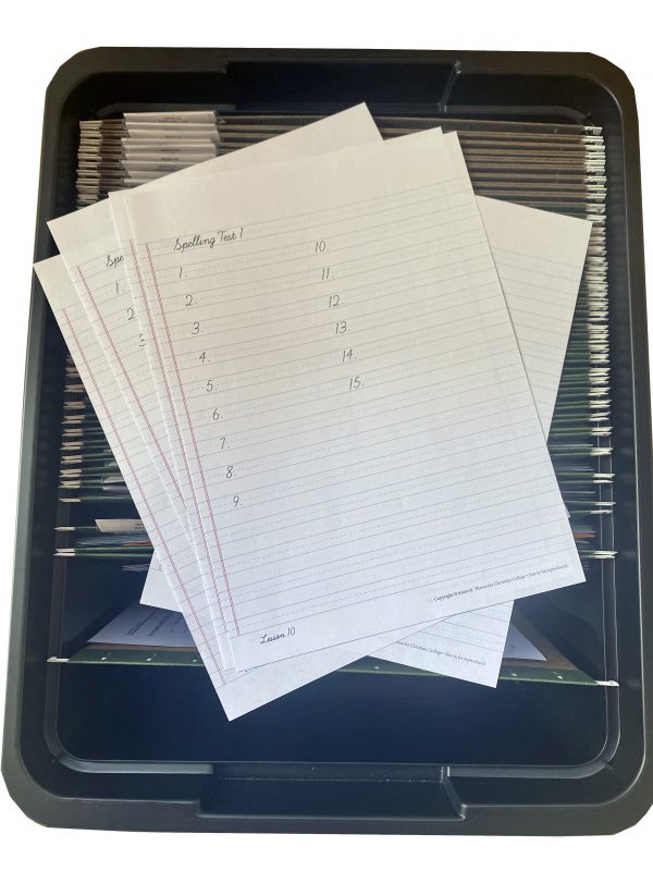 2nd Grade Spelling Tests Template - Image 2