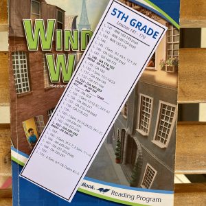 5th Grade Reading Bookmarks (Old Edition)