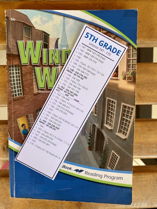 5th Grade Reading Bookmarks (Old Edition)