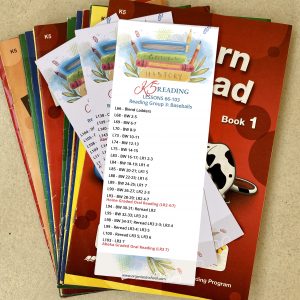 K5 Reading Bookmarks - Group 3